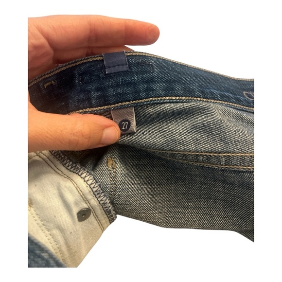 Citizens Of Humanity Daria Blue Distressed Mini Skirt - Picture 14 of 16